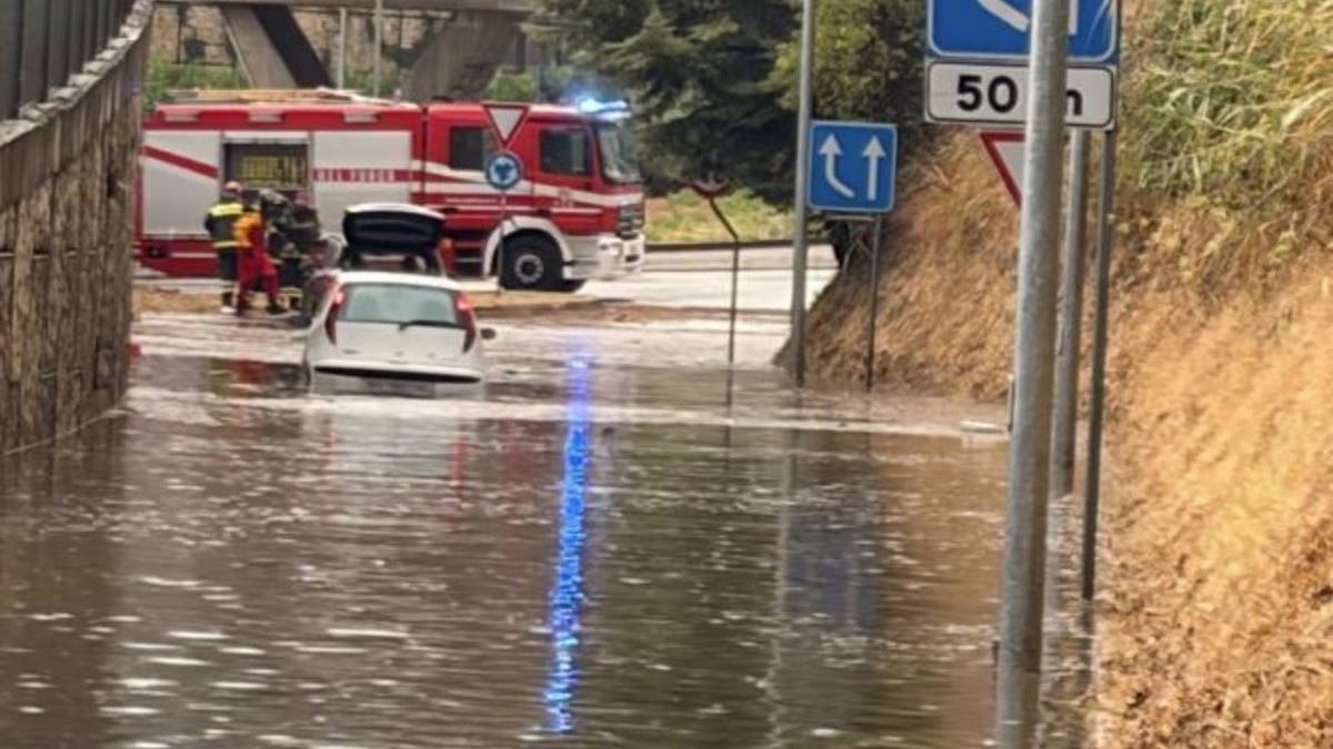 Maltempo, nubifragio violentissimo a Potenza: strade allagate e alberi abbattuti dal vento