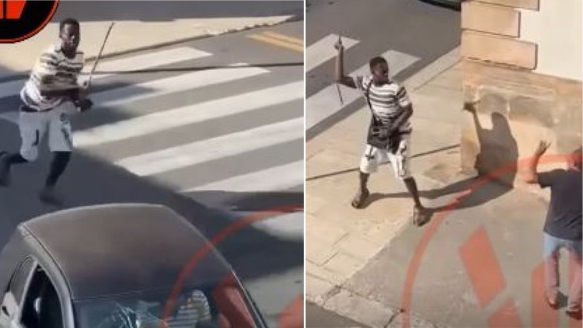 prende a sprangate le auto intervengono i passanti e per lui finisce male video da Tvzap.it prende a sprangate le auto intervengono i passanti e per lui finisce male video