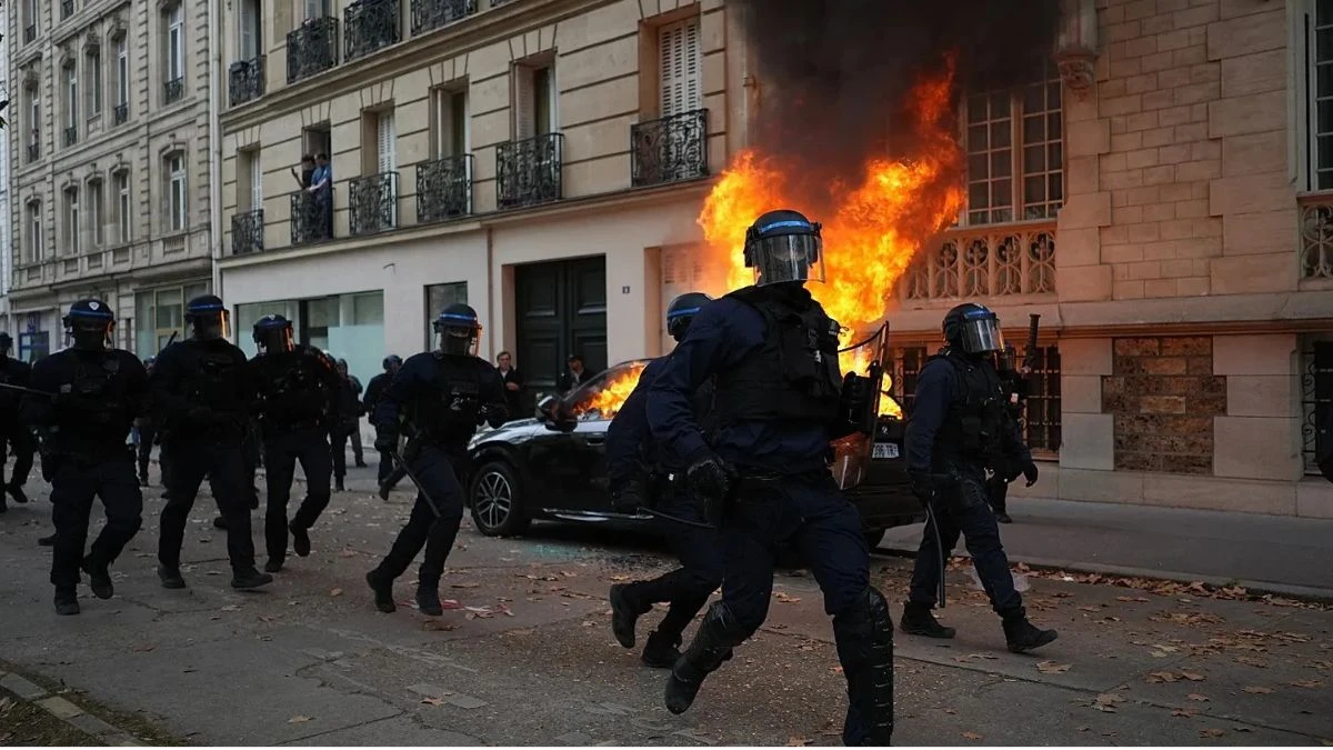 proteste in francia contro il caro vita scontri a parigi e marsiglia irruzione nel comune da Tvzap.it proteste in francia contro il caro vita scontri a parigi e marsiglia irruzione nel comune