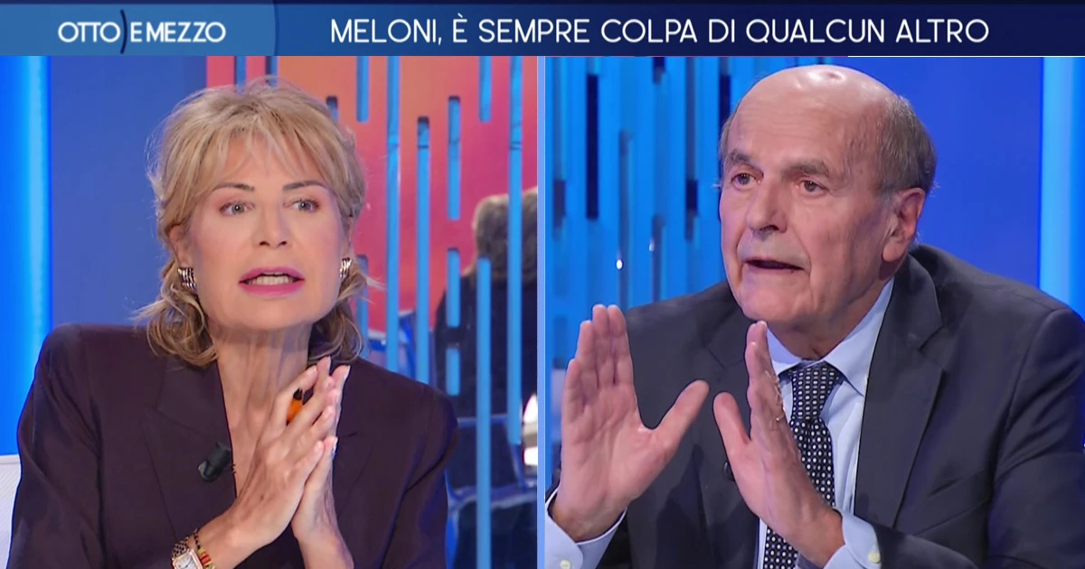 ogni volta sempre lo stesso lilli gruber riprende bersani confronto acceso in studio da Tvzap.it ogni volta sempre lo stesso lilli gruber riprende bersani confronto acceso in studio